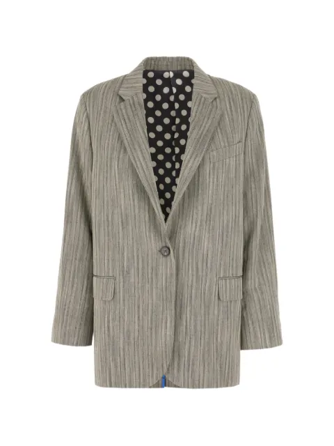 Paul Smith longline herringbone oversized blazer