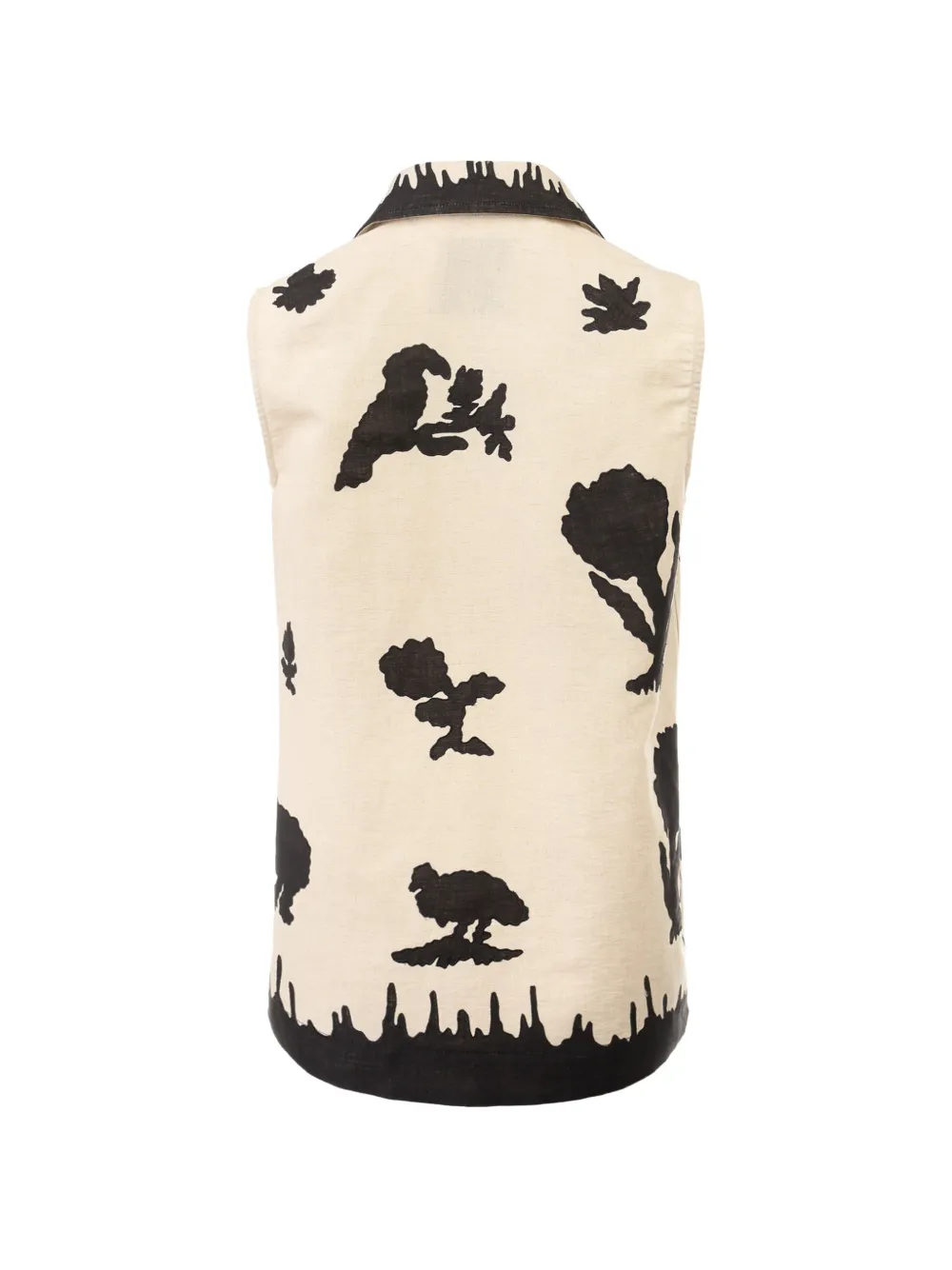 Biyan Mouwloos T-shirt Beige