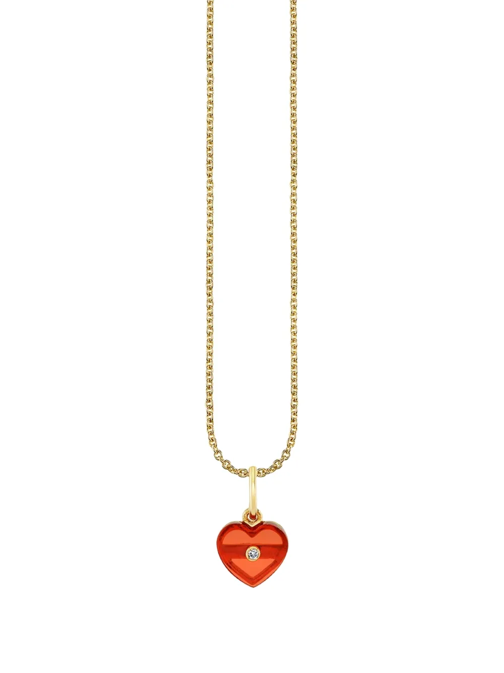 Sydney Evan Collana con pendente a cuore - Oro