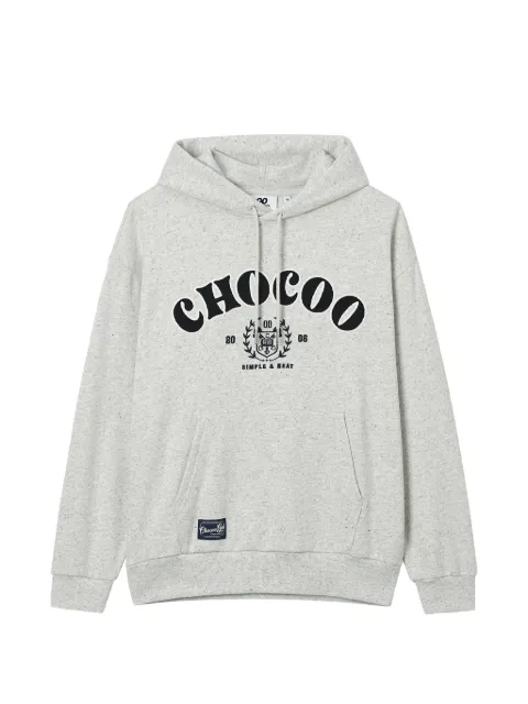 CHOCOOLATE logo-embroidered hoodie