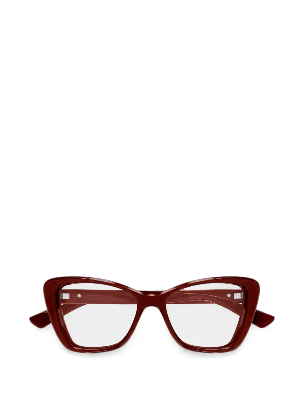 Gucci Eyewear cat-eye frame glasses - Rosso