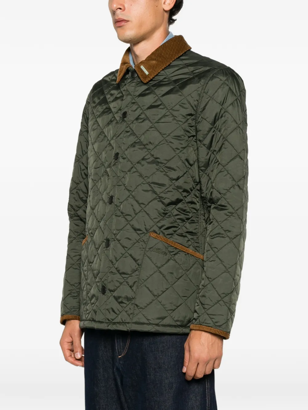 Barbour Liddesdale gewatteerd jack Groen