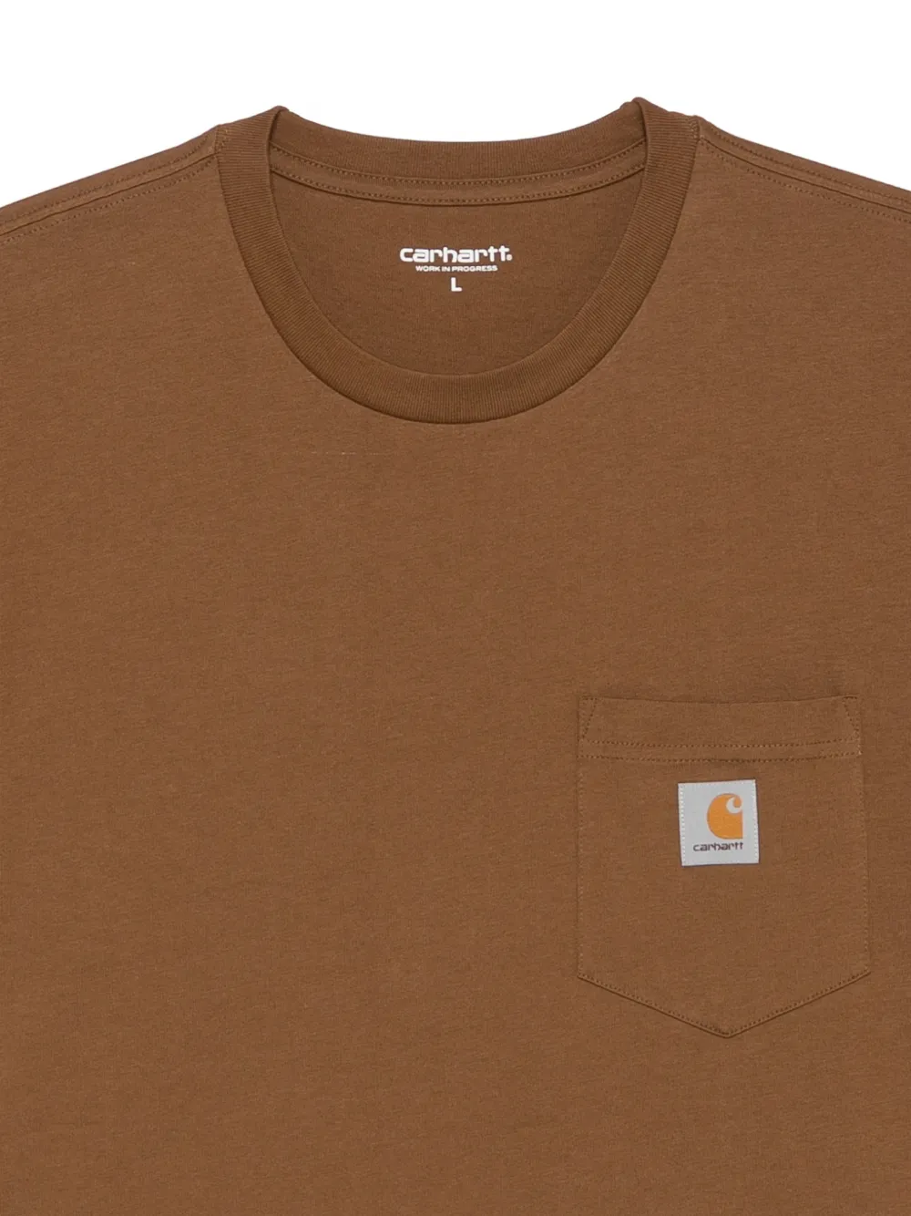 Carhartt WIP T-shirt met opgestikte zak Bruin