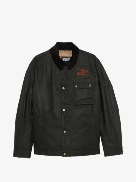 Barbour Steve McQueen logo-patch padded jacket