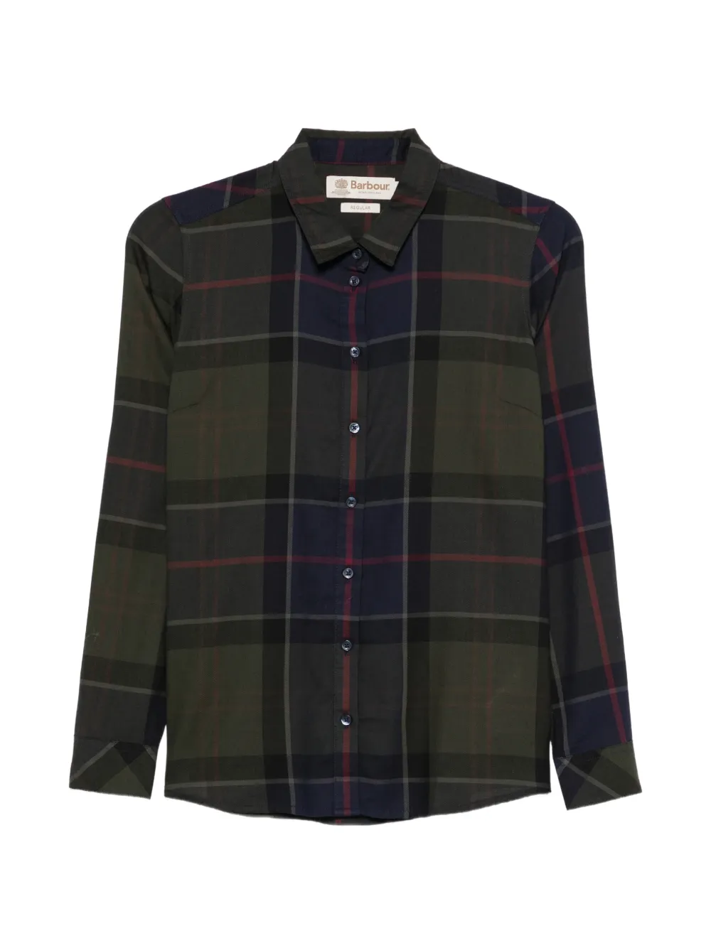 Barbour check-pattern long-sleeve shirt