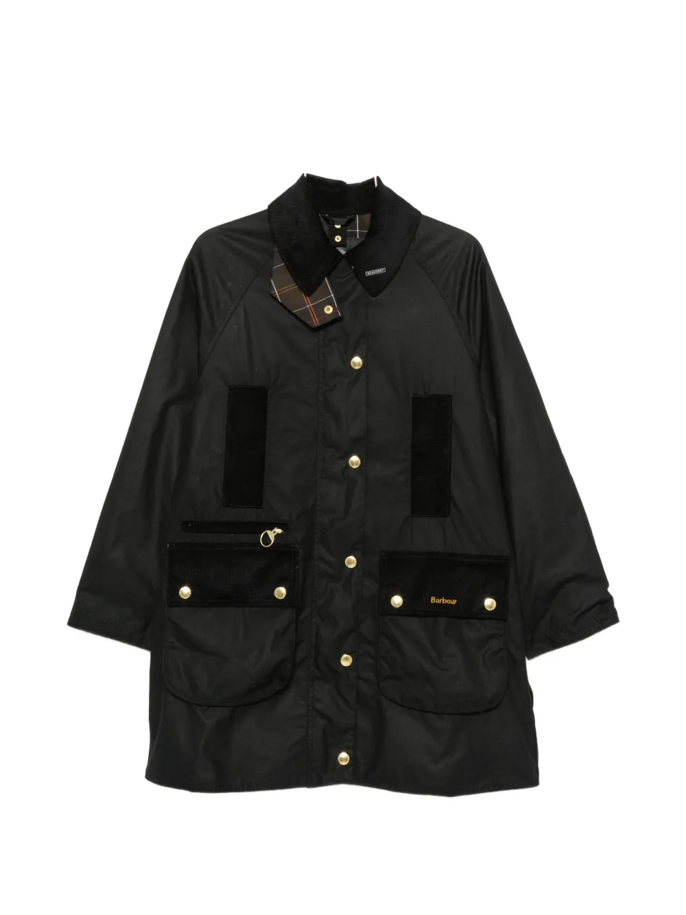 Barbour Icons Beaufort patchwork coat - Nero