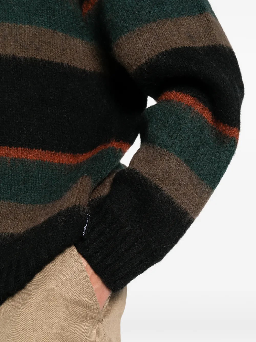 Carhartt WIP striped sweater Zwart