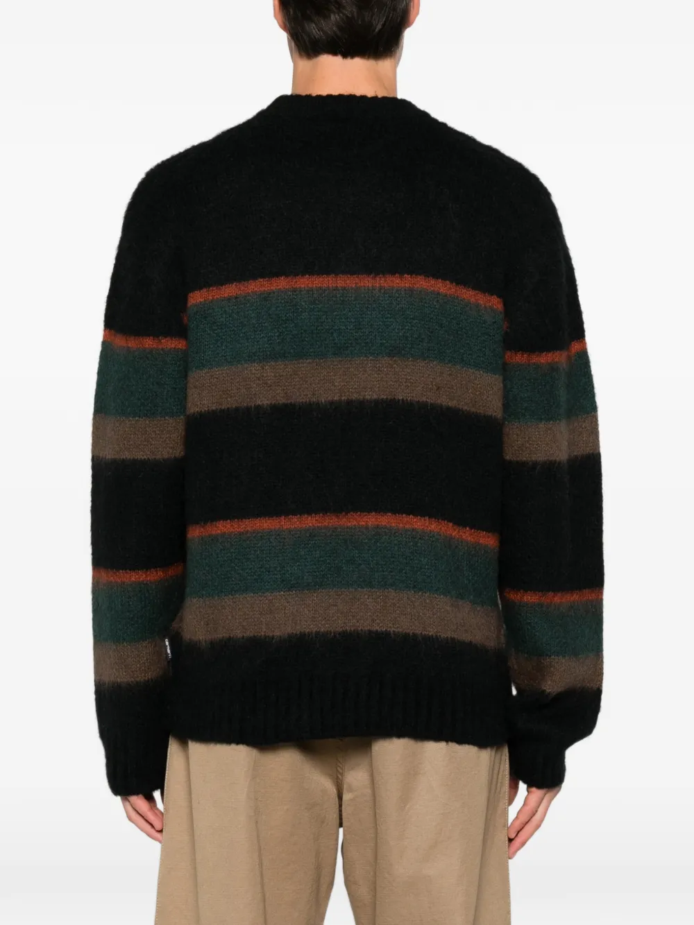 Carhartt WIP striped sweater Zwart