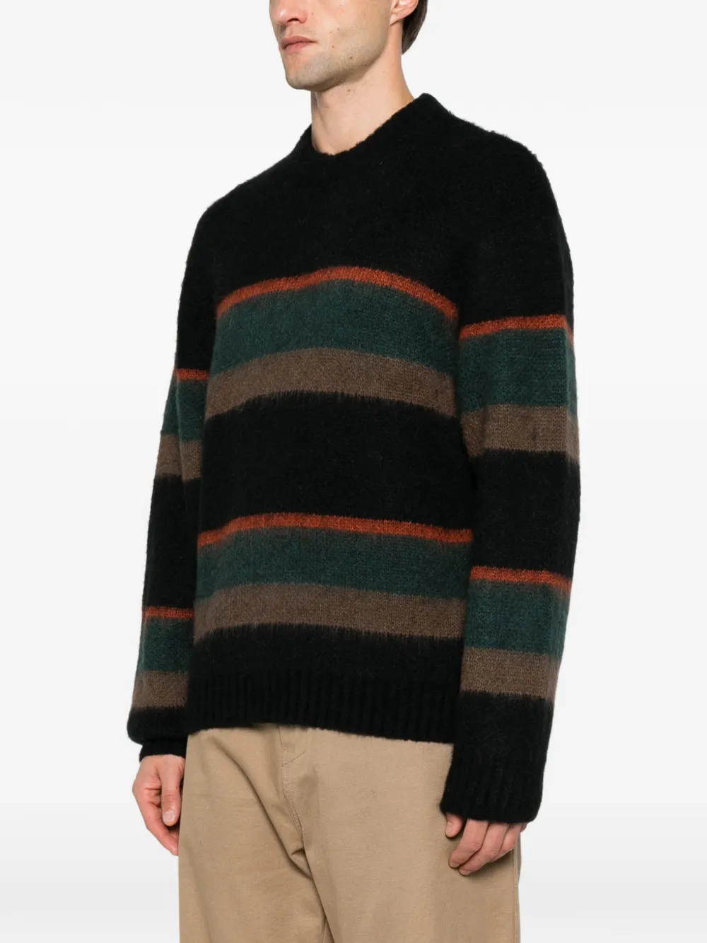 Carhartt WIP striped sweater Zwart