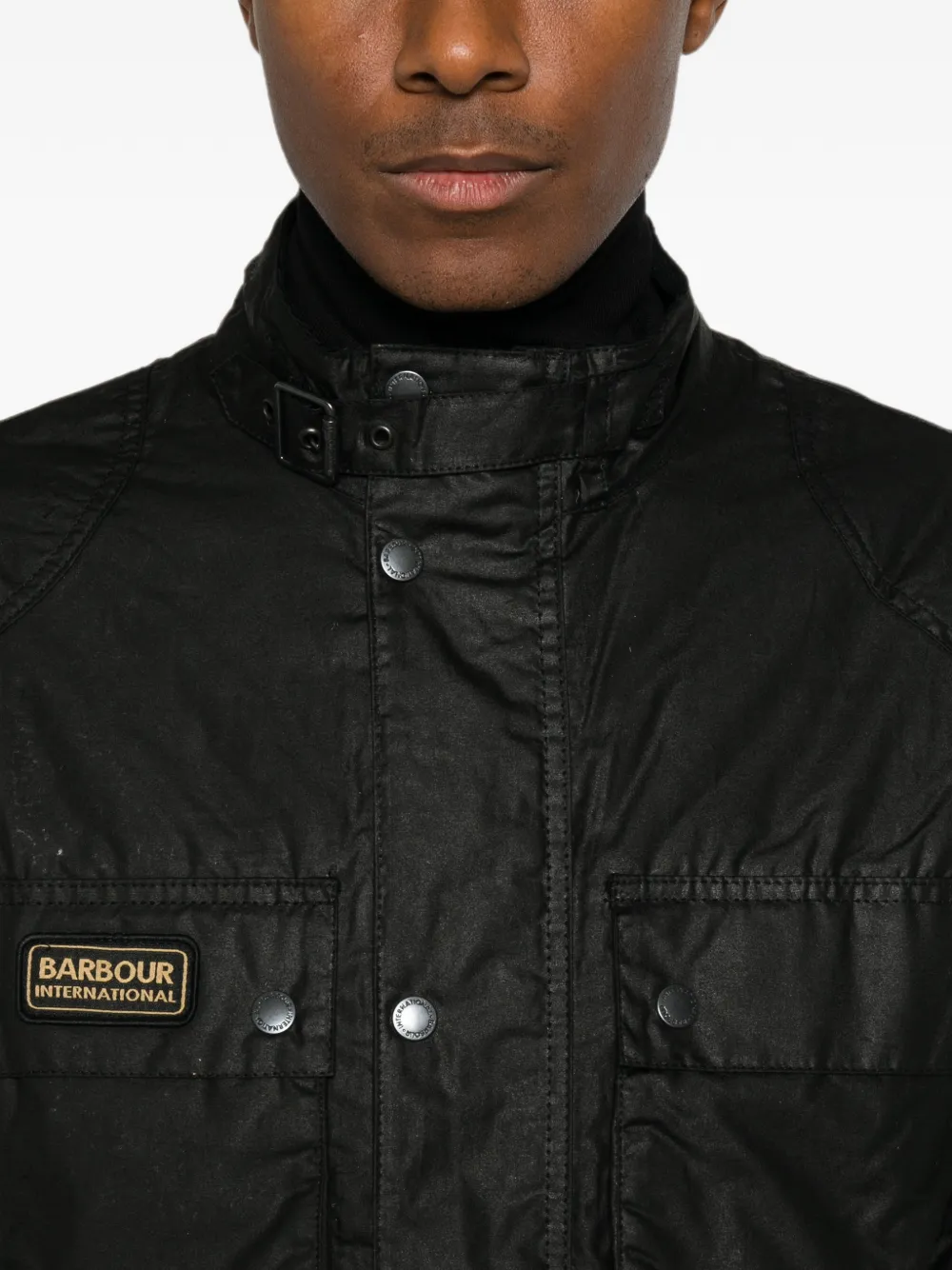 Barbour Jack met rits Zwart