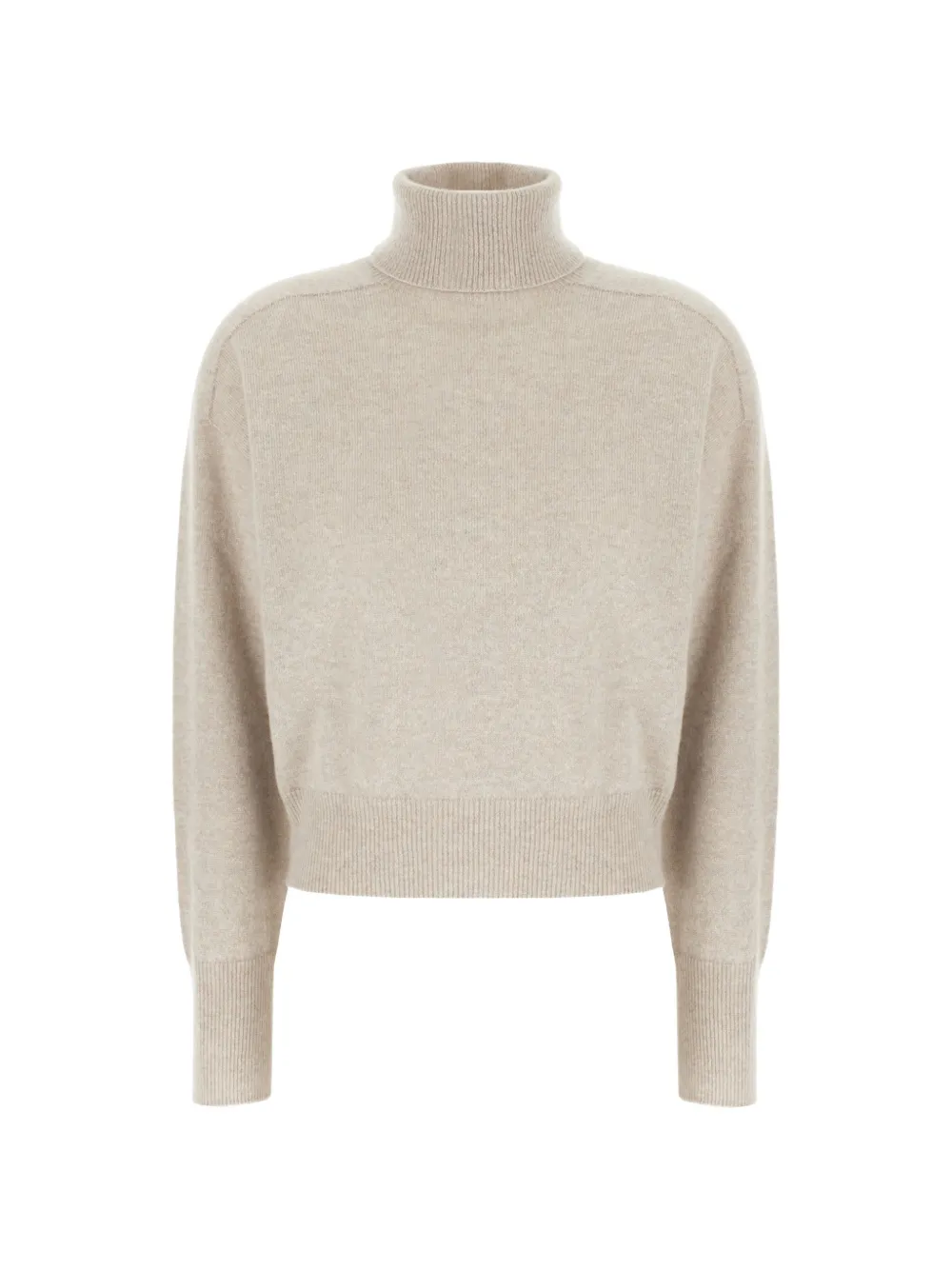 Vanisé Roll-neck Cashmere Sweater In Neutrals