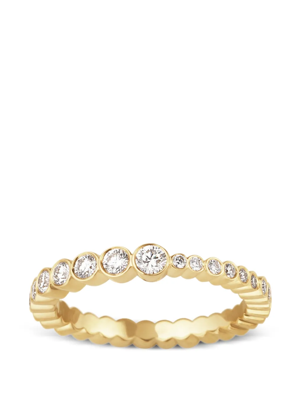 Sophie Bille Brahe Anello Ensemble Croissant con diamanti - Oro