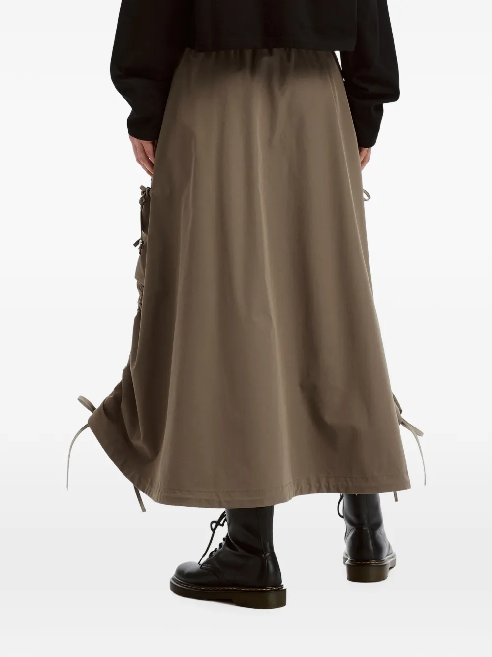 izzue Cargo maxi-rok met ruches Beige
