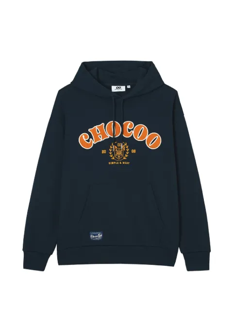 CHOCOOLATE logo-embroidered hoodie