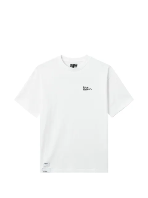 izzue playera de algodón con logo estampado