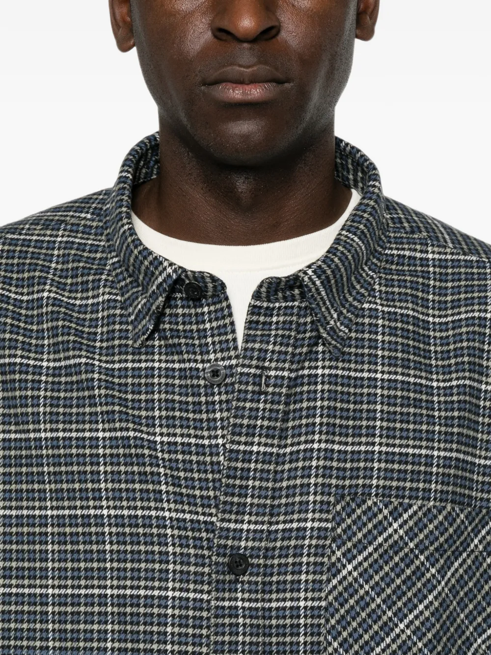 Carhartt WIP Geruit katoenen overhemd Blauw