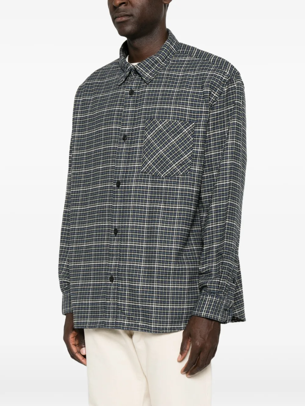 Carhartt WIP Geruit katoenen overhemd Blauw