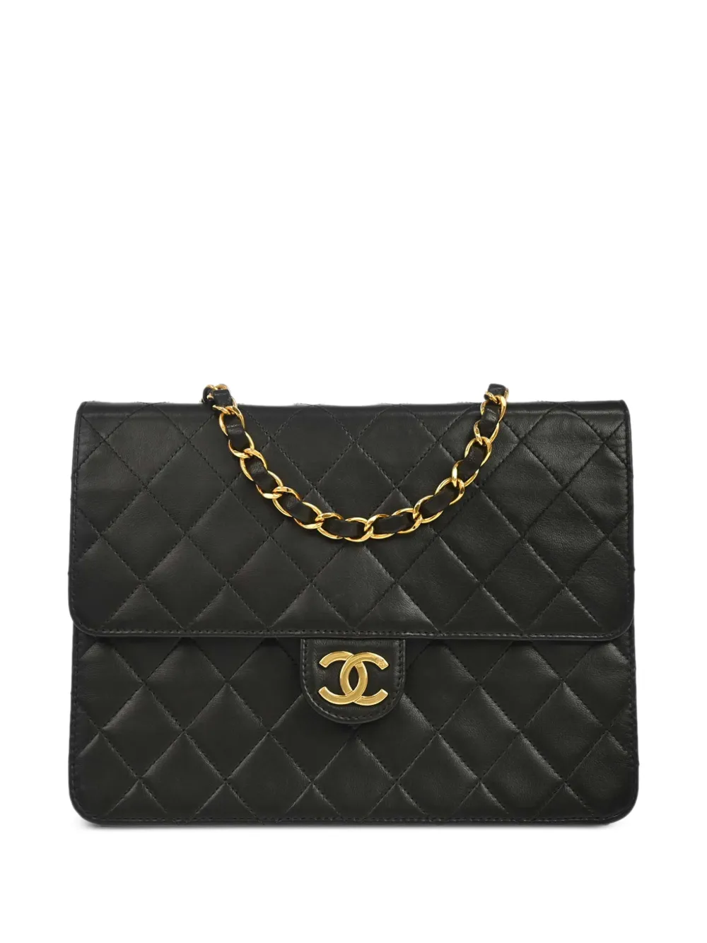 CHANEL Pre-Owned 1998 Pushlock Half Flap shoulder bag - Schwarz