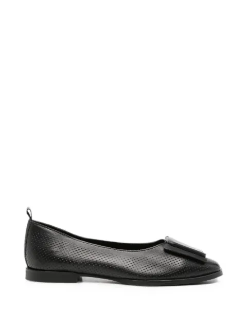 SERGIO MORETTI FIRENZE Perforierte Ballerinas mit T-Riemen