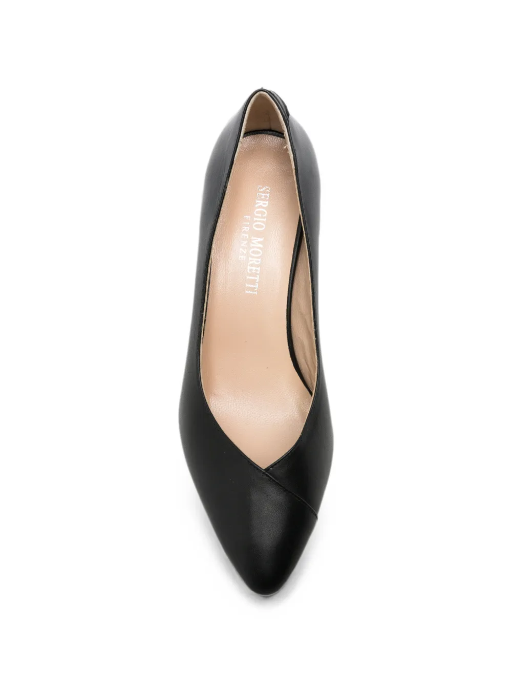 SERGIO MORETTI FIRENZE Pumps met blokhak Zwart