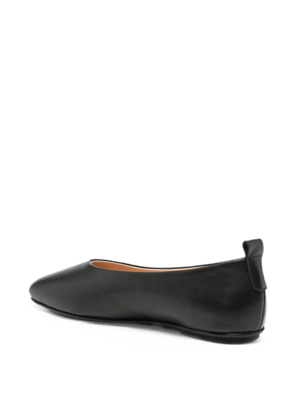 SERGIO MORETTI FIRENZE pull-tab ballet flats Zwart