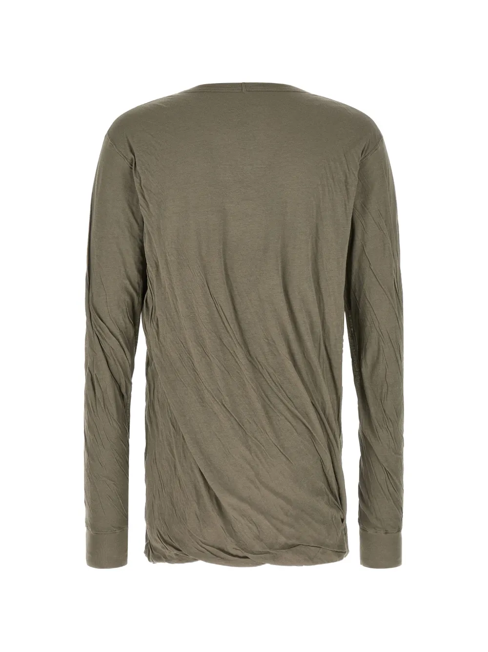 Rick Owens Jumbo Double LST katoenen T-shirt Groen