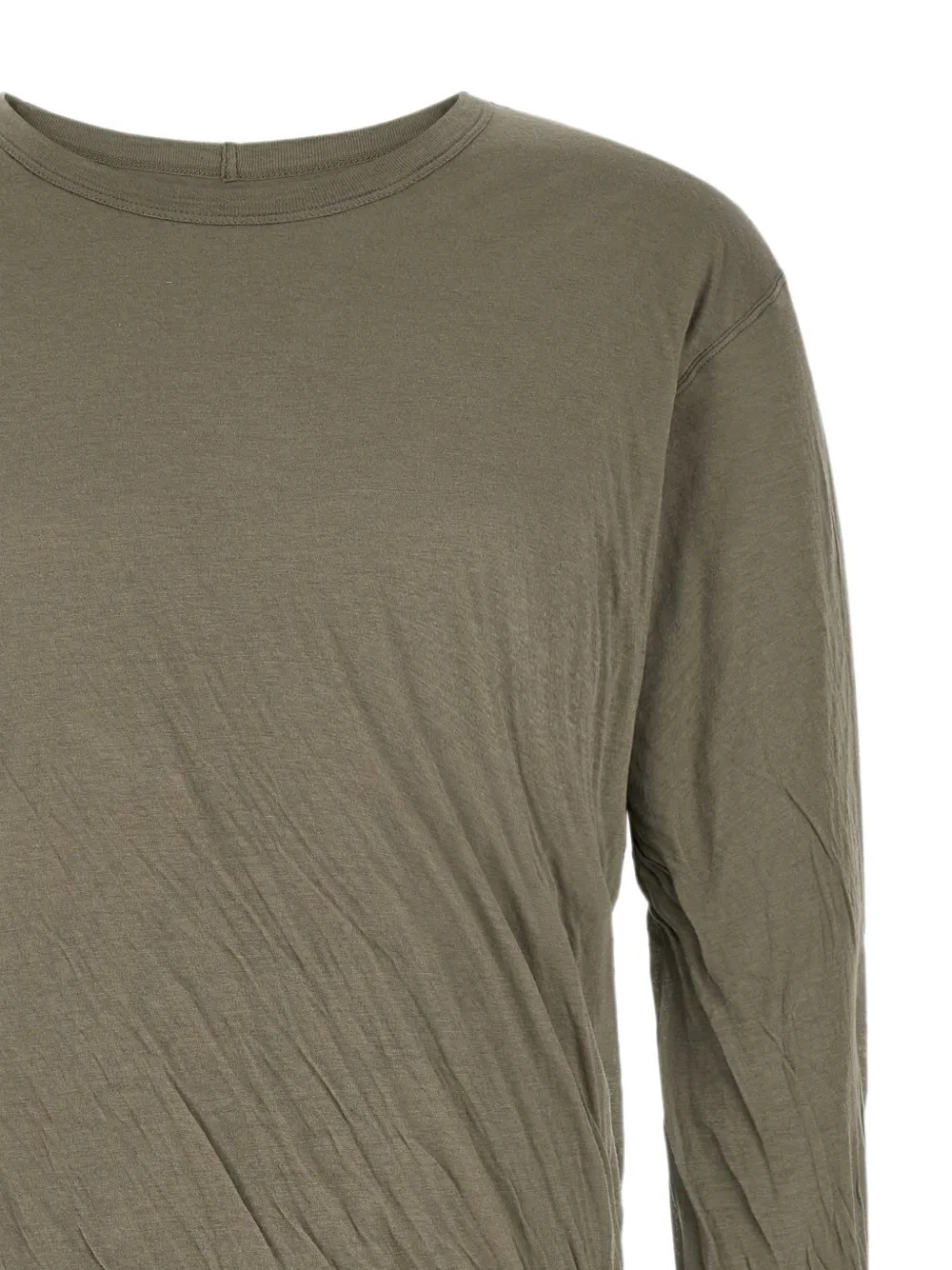 Rick Owens Jumbo Double LST katoenen T-shirt Groen