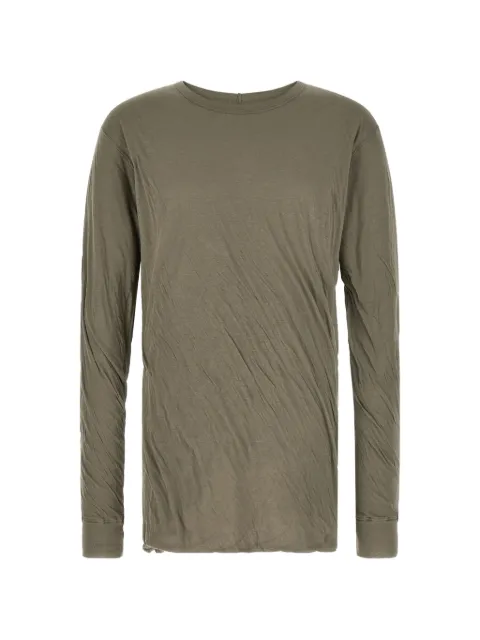 Rick Owens Jumbo double LS T in drk pearl unstable cotton
