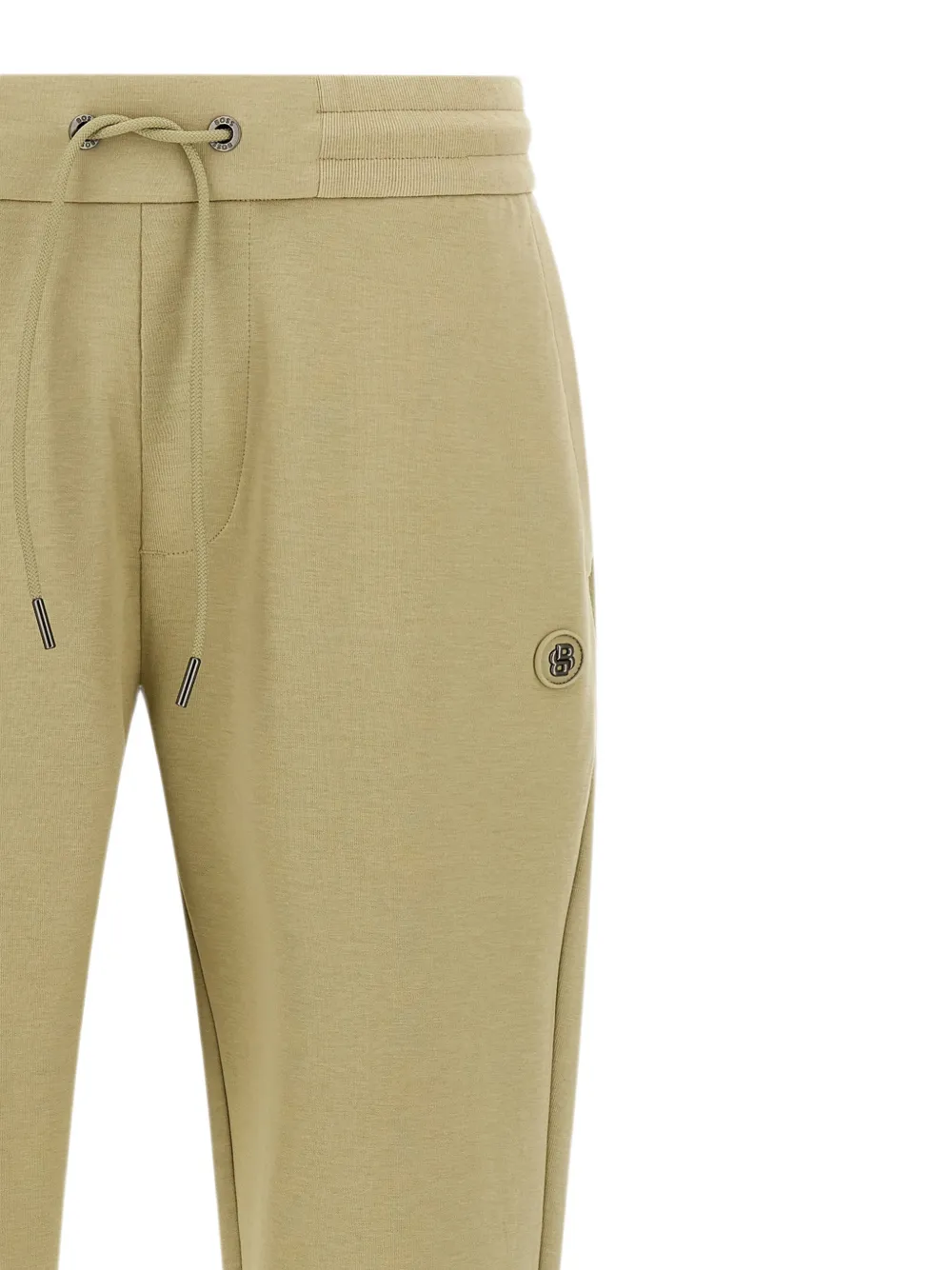 BOSS Trainingsbroek met logopatch Beige