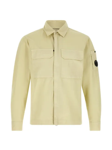 C.P. Company organic gabardine lens flap zip overshirt