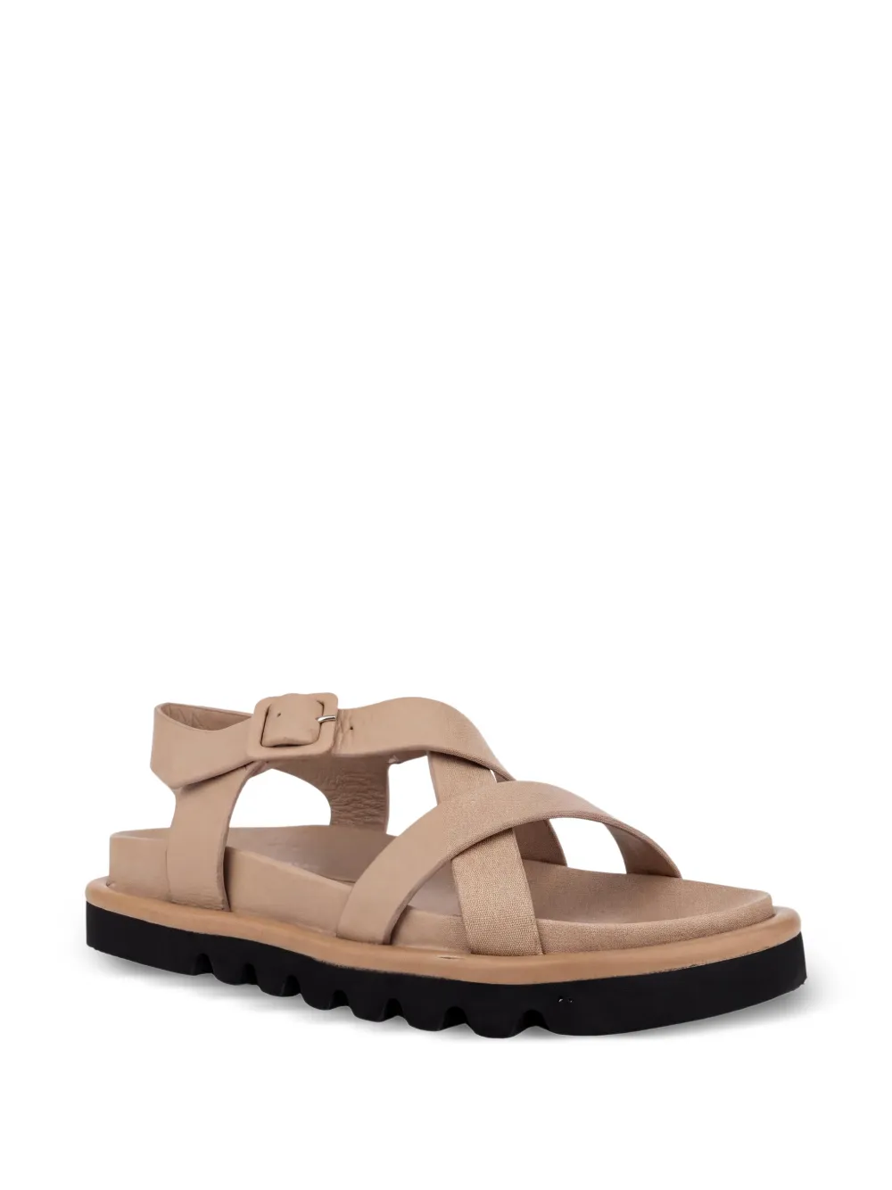 SERGIO MORETTI FIRENZE Sandalen met kruisbandjes Beige