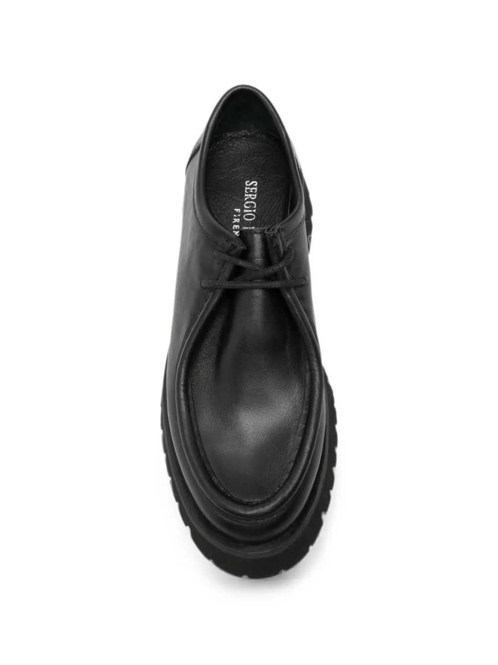 SERGIO MORETTI FIRENZE Loafers met veters Zwart