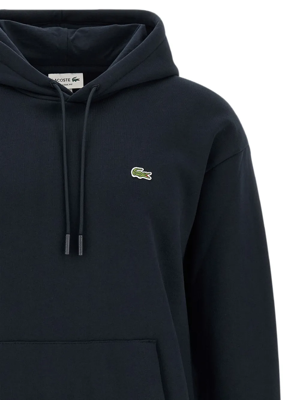 Lacoste Hoodie met logopatch Blauw