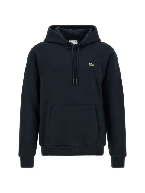 Lacoste logo-patch drawstring hoodie