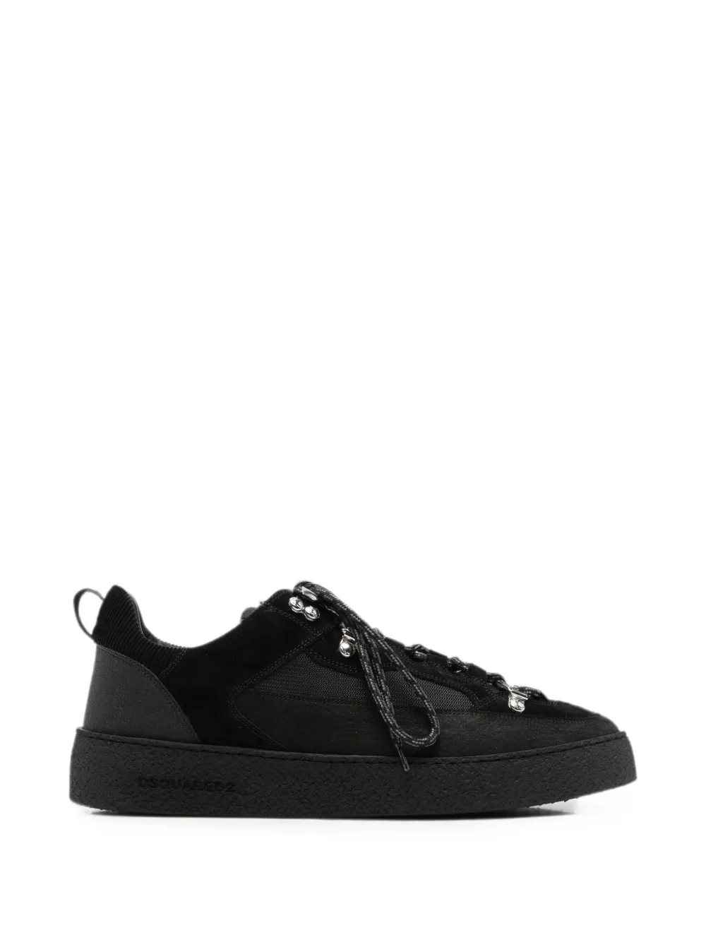 DSQUARED2 panelled lace-up sneakers - Schwarz