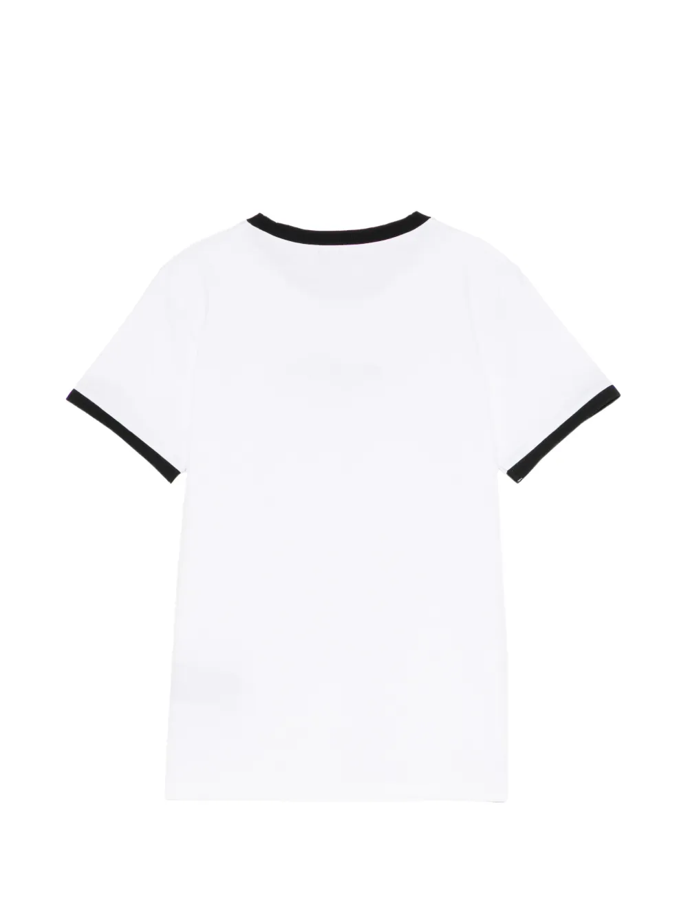 Balmain Kids logo-embroidered ringer T-shirt Wit