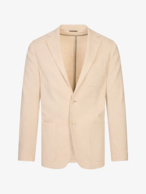 Canali blazer con efecto melange y botones