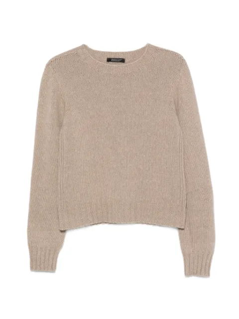 Aragona long-sleeve ribbed-knit sweater