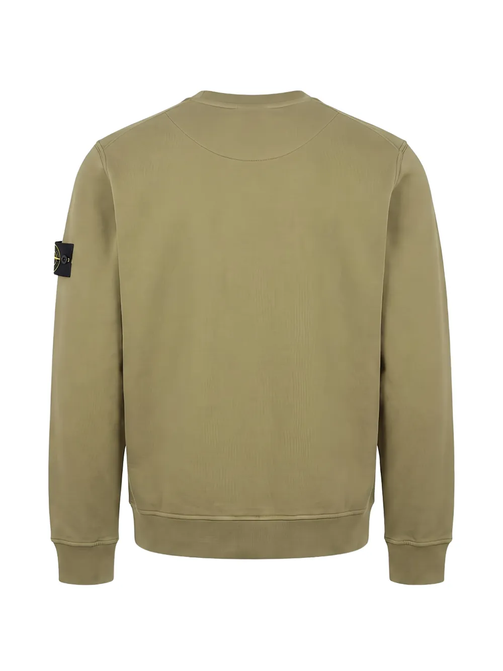 Stone Island logo-patch sweater Groen