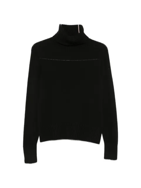 Aragona roll-neck ribbed-trim sweater