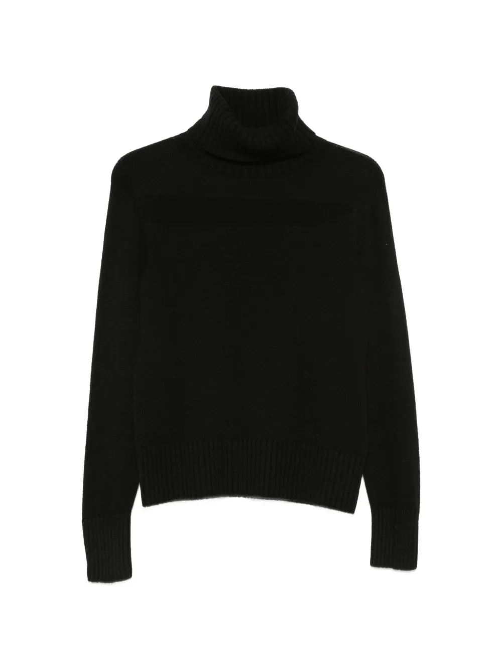Aragona roll-neck ribbed-trim sweater - Nero