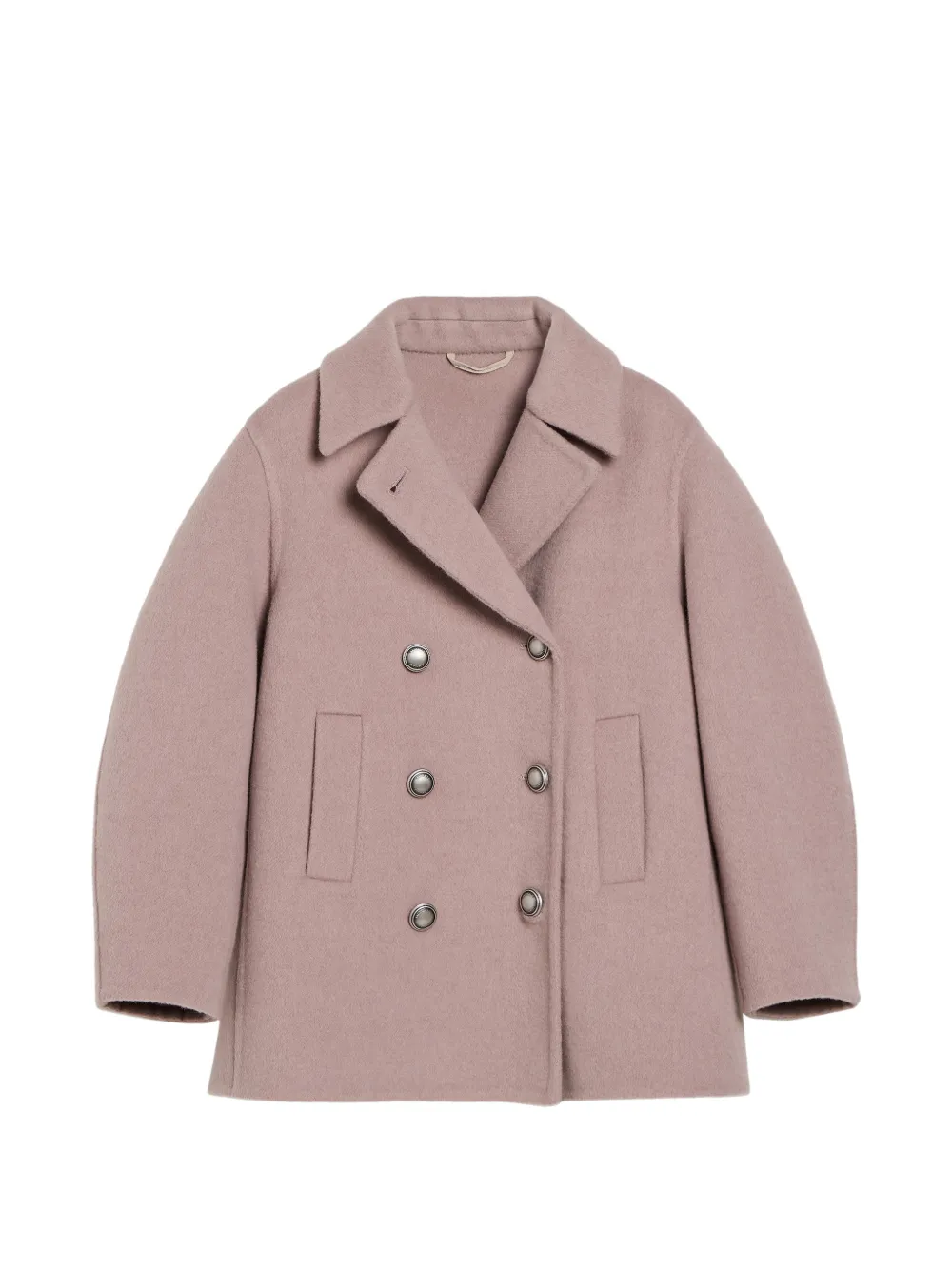 Brunello Cucinelli Kids Doppelreihiger Mantel - Rosa