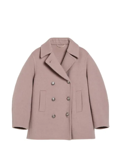 Brunello Cucinelli Kids Monili-detail double-breasted coat