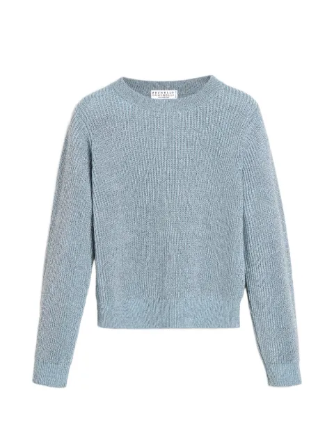 Brunello Cucinelli Kids English rib sweater