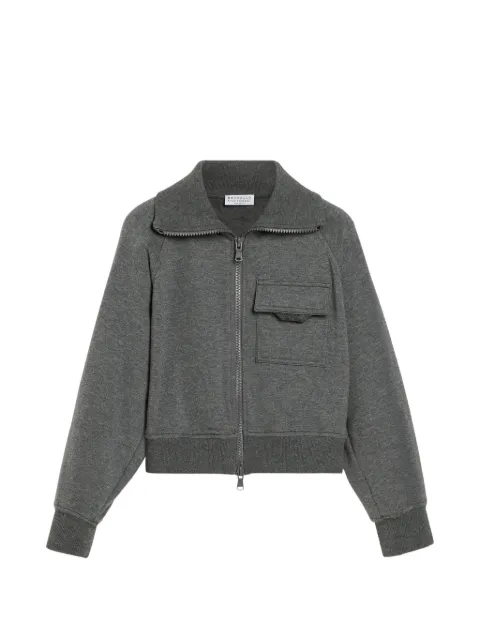 Brunello Cucinelli Kids zip-up hoodie