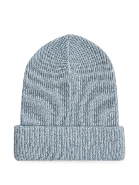 Brunello Cucinelli Kids ribbed-knit beanie hat