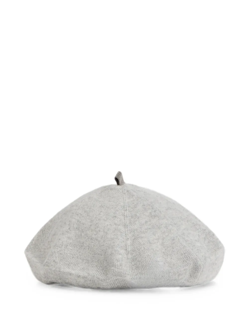 Brunello Cucinelli Kids Basco con monile - Grigio