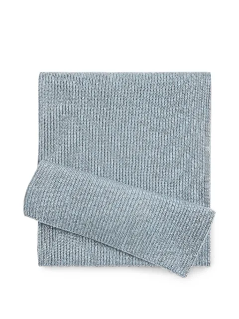 Brunello Cucinelli Kids sparkling cashmere English rib knit scarf