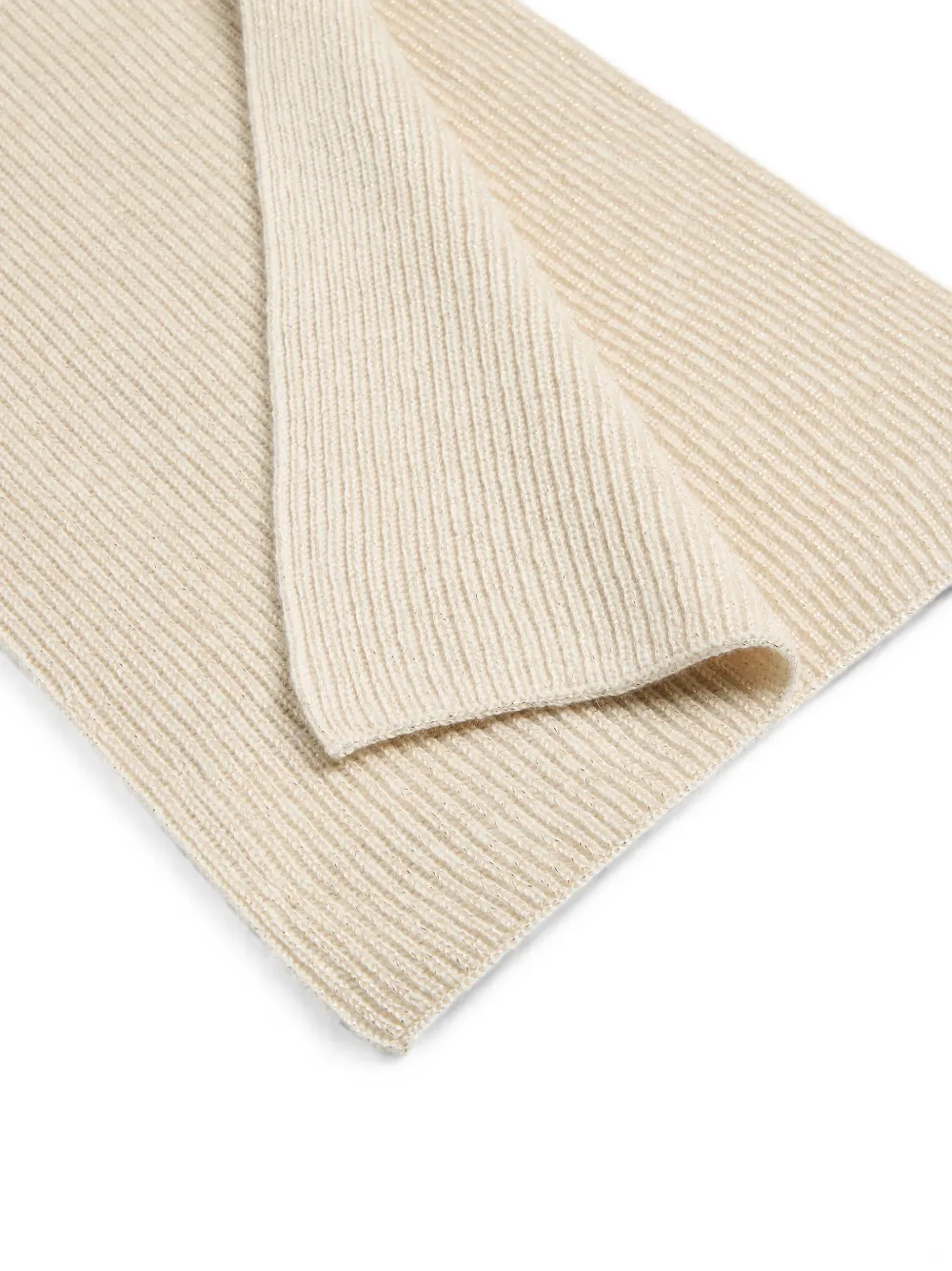 Brunello Cucinelli Kids Sjaal van Engels ribbreisel Beige