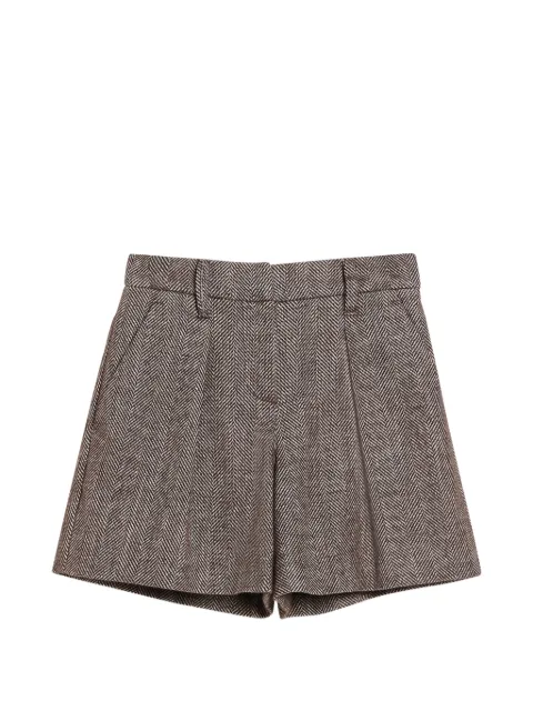 Brunello Cucinelli Kids chevron-pattern monili-detail shorts